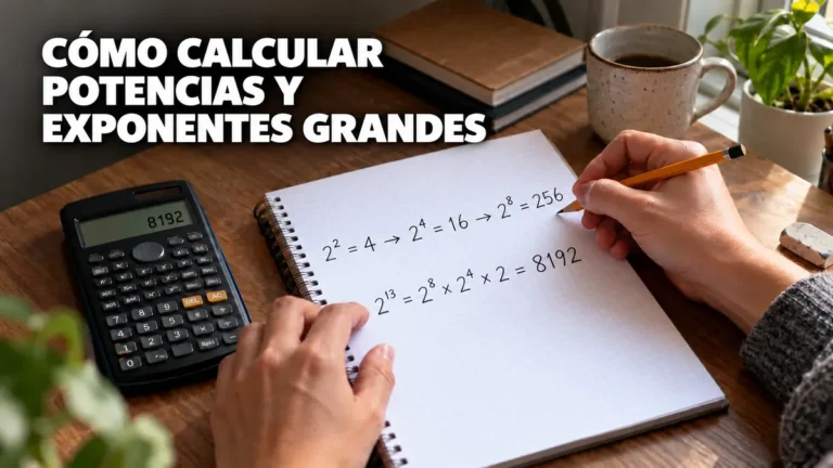 Cómo Calcular Potencias Y Exponentes Grandes